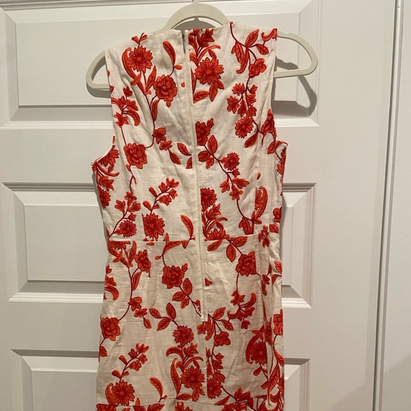 Rebecca Taylor SCARLET EMBROIDERED WRAP DRESS - Picture 2 of 7